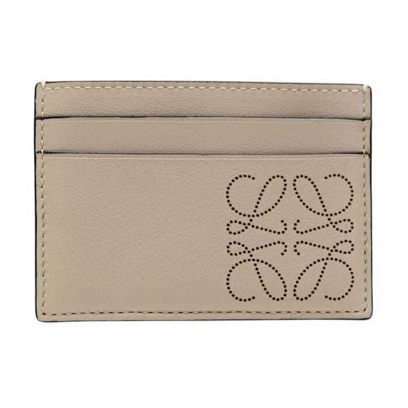 Loewe Anagram Plain Card Holder Classic Calfskin Leather business beige - Picture 2 of 9